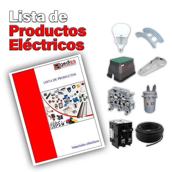 Lista de productos eléctricos